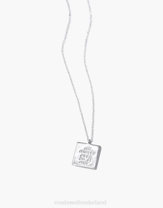 juwelen zilver ZVH61976 Madewell Muns en el mar ketting vrouwen