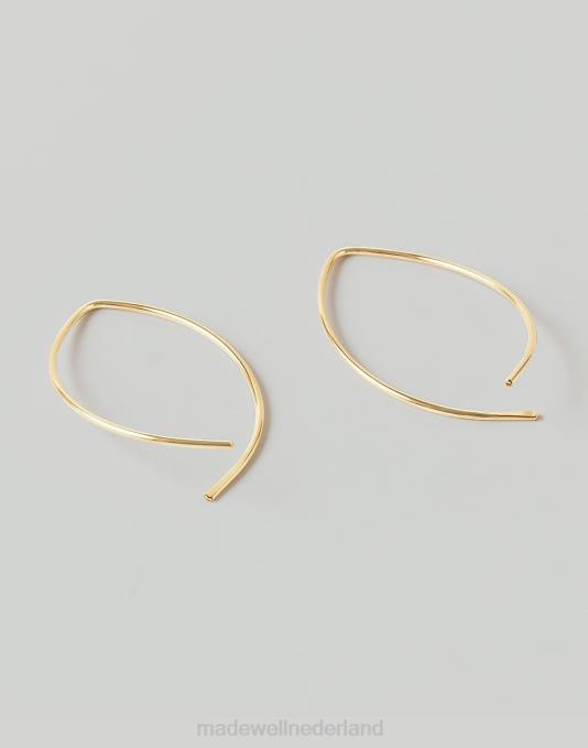 accessoires goud ZVH61439 Madewell sheena marshall sieraden klaproos oorbellen vrouwen