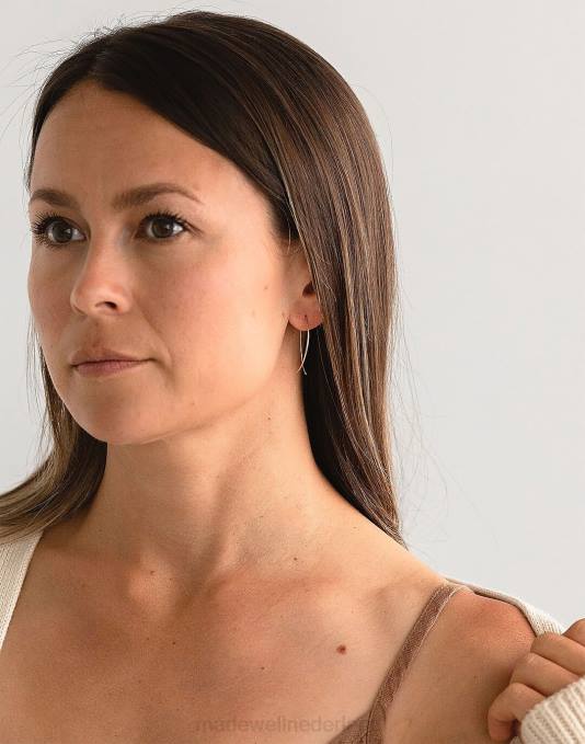 accessoires goud ZVH61439 Madewell sheena marshall sieraden klaproos oorbellen vrouwen