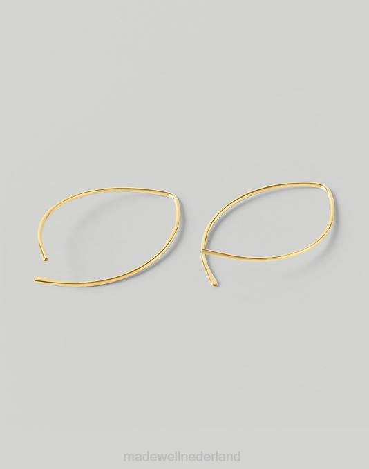 accessoires goud ZVH61439 Madewell sheena marshall sieraden klaproos oorbellen vrouwen