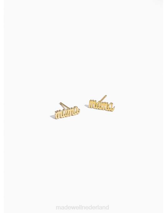 accessoires goud ZVH61483 Madewell katie dean sieraden mama studs vrouwen