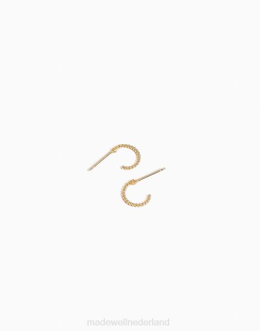 accessoires goud ZVH61487 Madewell Katie Dean Jewelry Hoop Studs met kralen vrouwen