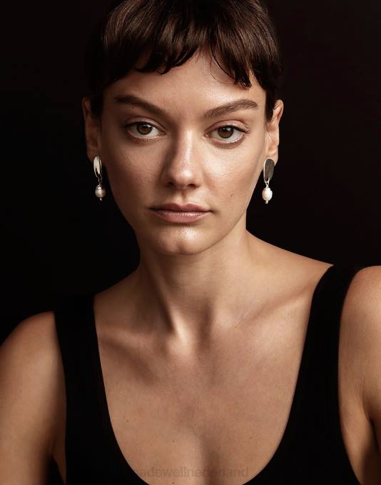 accessoires goud ZVH61893 Madewell maslo sieraden cecilia pareloorbellen vrouwen