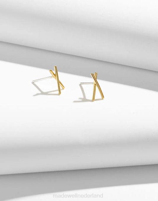 juwelen 14k goud ZVH6900 Madewell delicate collectie demi-fijne x oorknopjes vrouwen juwelen 14k goud ZVH6900 Madewell delicate collectie demi-fijne x oorknopjes vrouwen