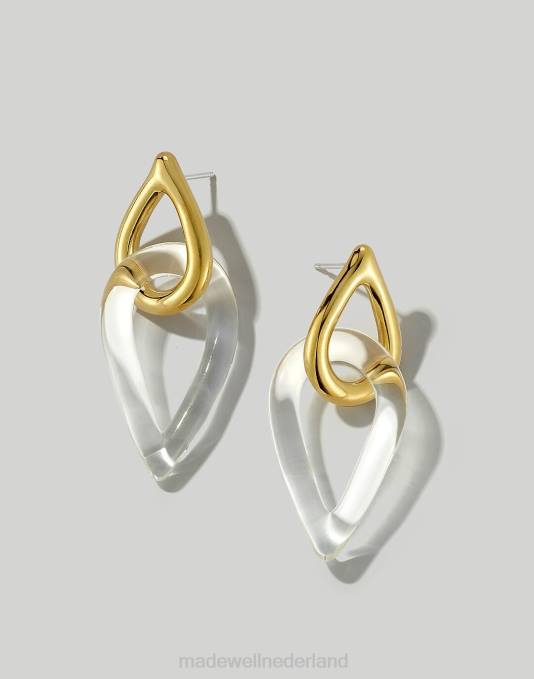juwelen duidelijk ZVH61458 Madewell Jane d'arensbourg druppelvormige oorknopjes vrouwen