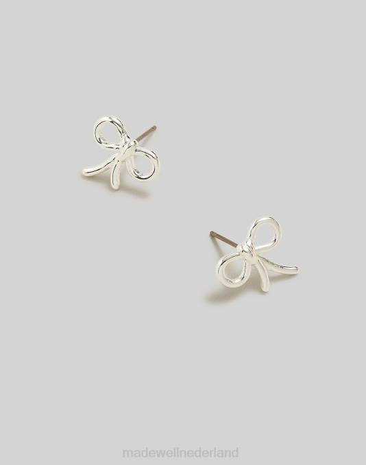 juwelen gepolijst zilver ZVH6839 Madewell mini-strikoorknopjes vrouwen