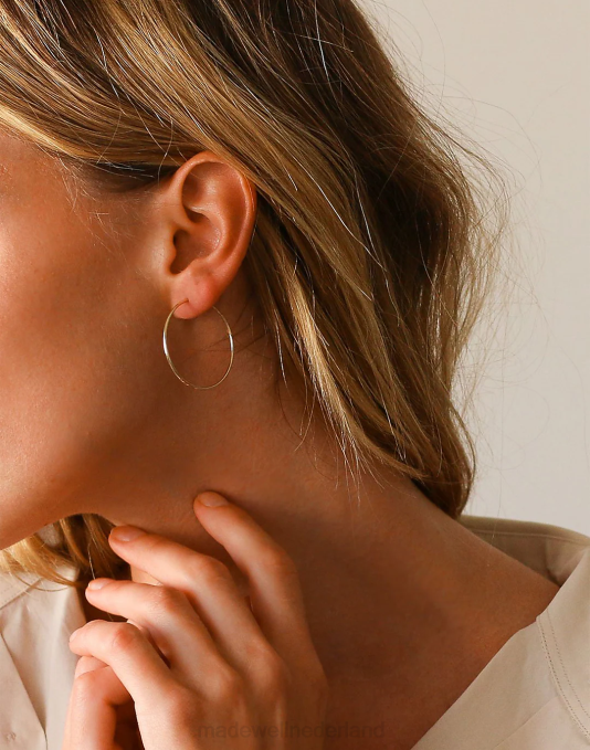 juwelen goud ZVH61742 Madewell Kinn lichtgewicht oorringen vrouwen