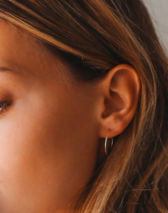 juwelen goud ZVH61745 Madewell Kinn lichtgewicht oorringen vrouwen