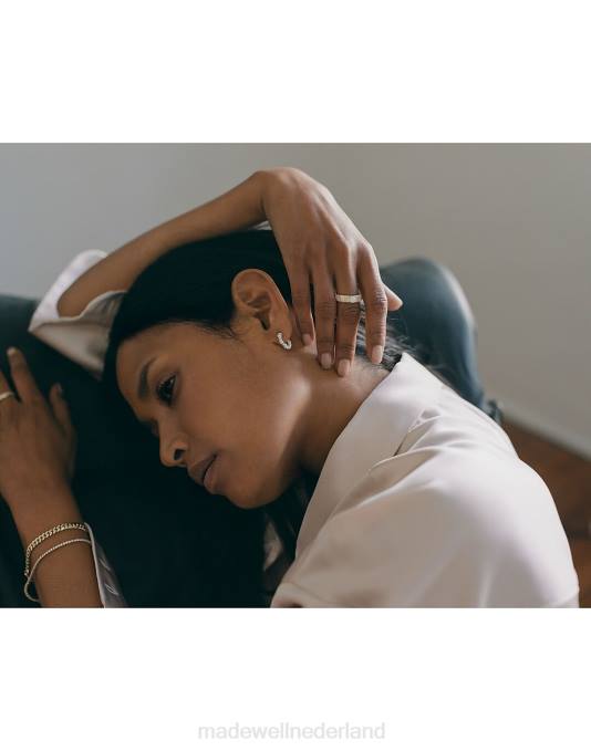 juwelen goud ZVH61750 Madewell Kinn Biwa parel oorbellen vrouwen