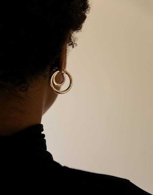 juwelen goud ZVH61771 Madewell Klassieke oorringen van Kinn vrouwen