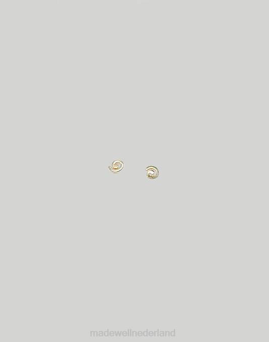 juwelen goud ZVH61935 Madewell muns spiraalnoppen vrouwen
