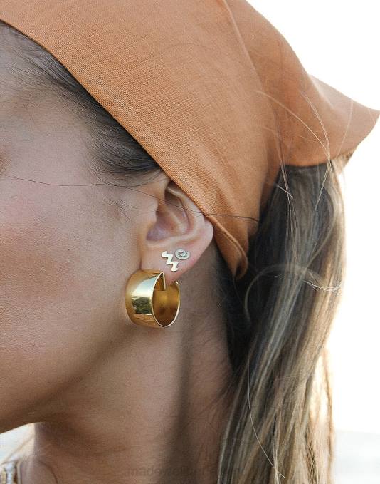 juwelen goud ZVH61935 Madewell muns spiraalnoppen vrouwen