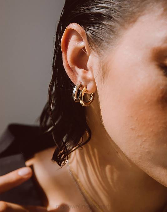 juwelen goud ZVH62278 Madewell Soko Imara mini-hoepeloorbellen vrouwen