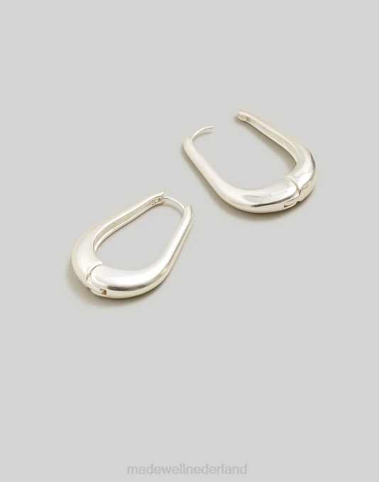 juwelen licht zilveren os ZVH6851 Madewell druppelvormige oorringen vrouwen