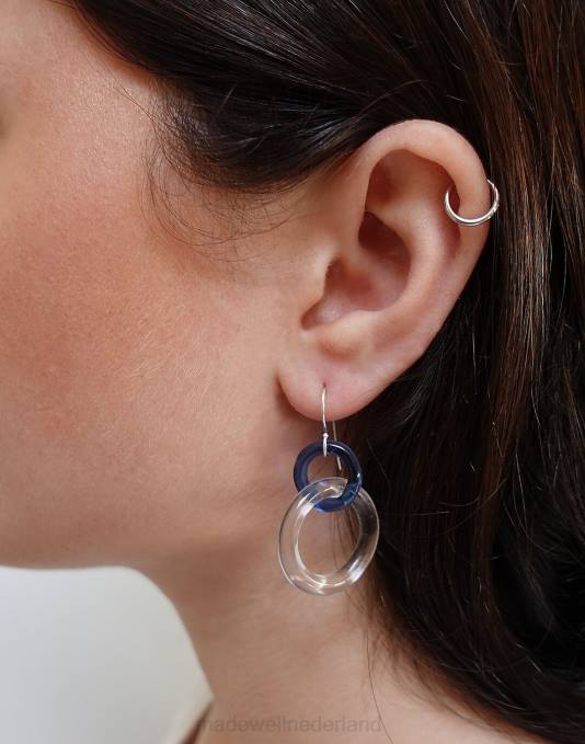 juwelen lila ZVH61464 Madewell Jane d'arensbourg dubbele oorringen vrouwen