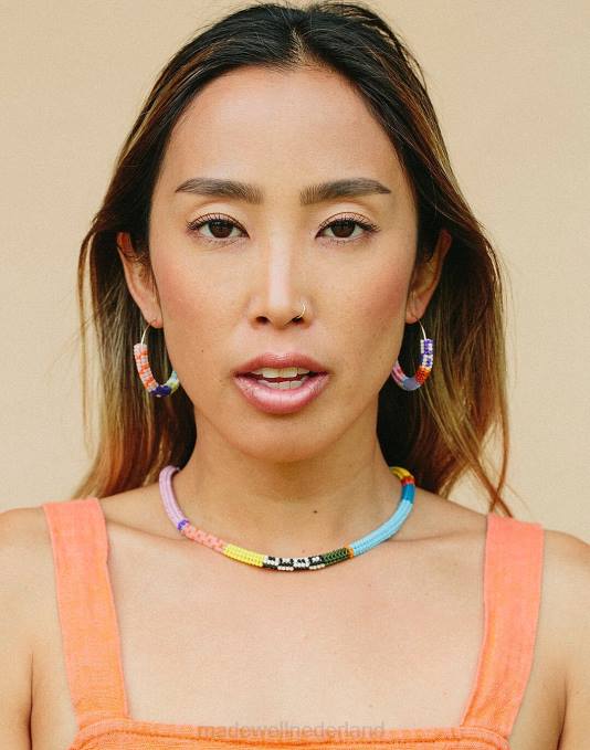 juwelen multi ZVH61515 Madewell Kisiwa Cuerda-oorringen met kralen vrouwen