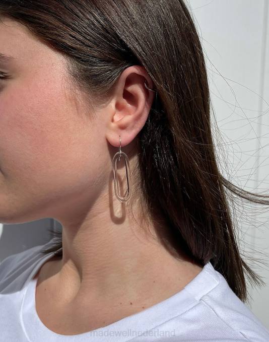 juwelen één kleur ZVH61463 Madewell Jane d'arensbourg ovale helderglazen oorbellen vrouwen