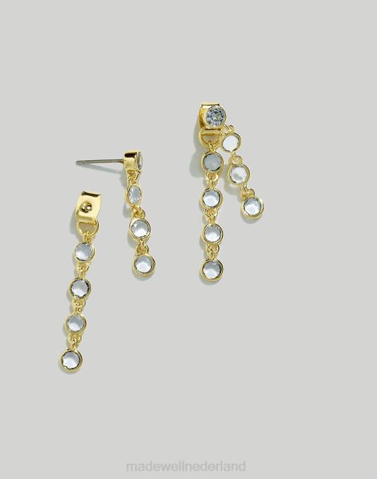 juwelen schemering om ZVH6889 Madewell gestapelde stenen oorbellen vrouwen