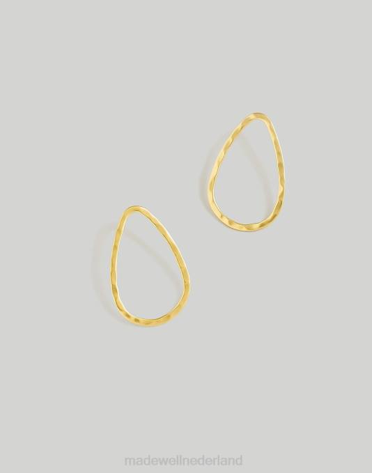 juwelen vintage goud ZVH6862 Madewell sculpturale oorringen naar voren gericht vrouwen