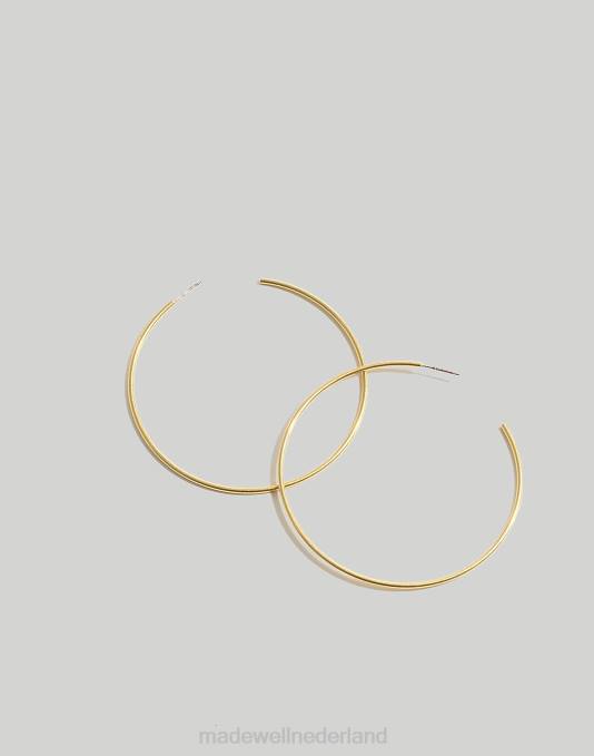 juwelen vintage goud ZVH6907 Madewell extra grote oorringen vrouwen