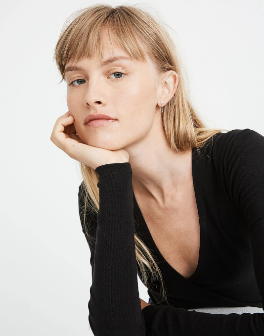 juwelen vintage goud ZVH6914 Madewell Oorbellen met zoetwaterparelsketting vrouwen