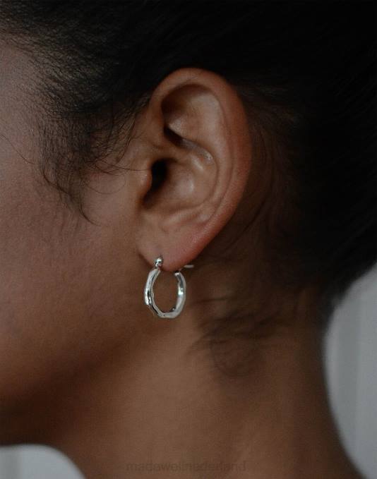 juwelen zilver ZVH61528 Madewell nashira arno sterling vijverhoepeloorbellen vrouwen
