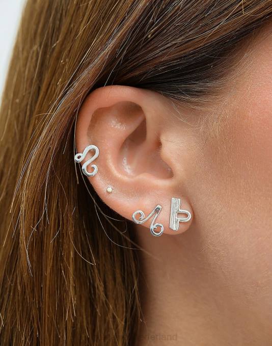 juwelen zilver ZVH61926 Madewell muns dierenriem stud vrouwen