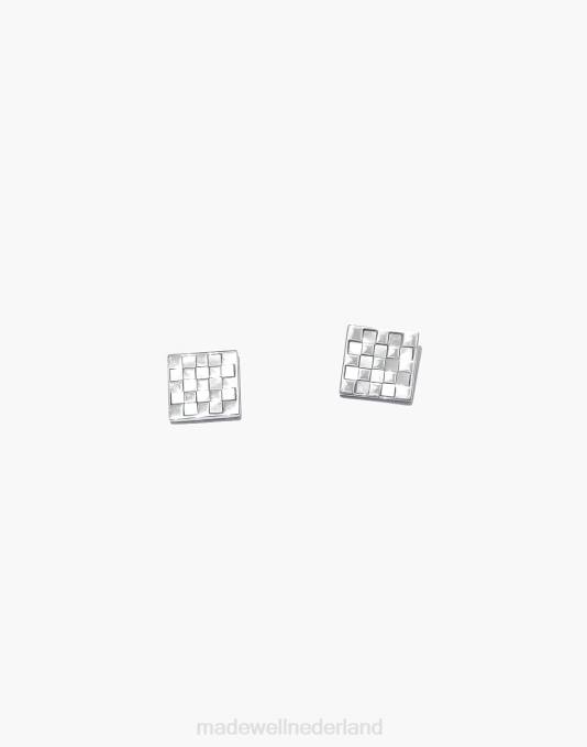 juwelen zilver ZVH61979 Madewell Muns ajedrez oorbellen vrouwen