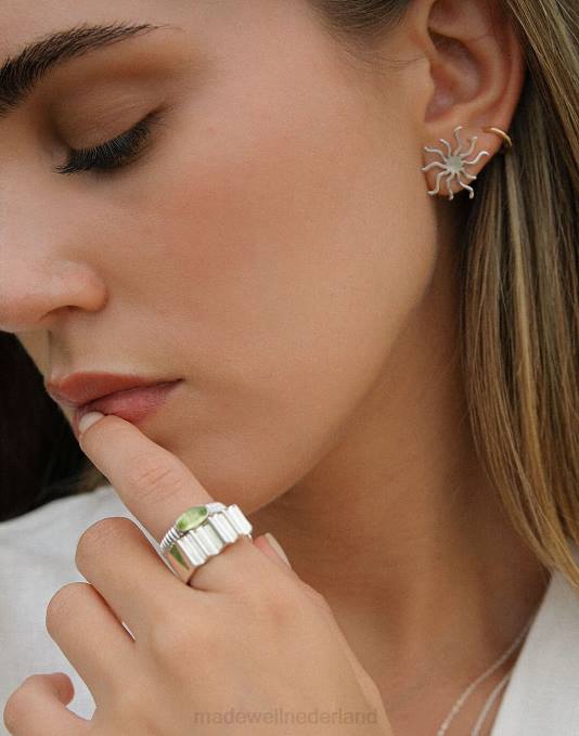 juwelen zilver ZVH61983 Madewell Muns Sol oorbellen vrouwen