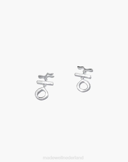 juwelen zilver ZVH61985 Madewell muns bewegende oorbellen vrouwen