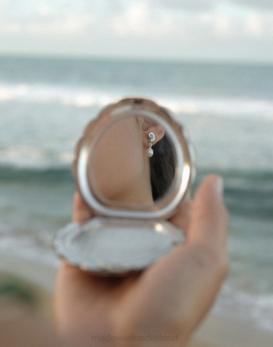 juwelen zilver ZVH61991 Madewell muns aurea oorbellen vrouwen