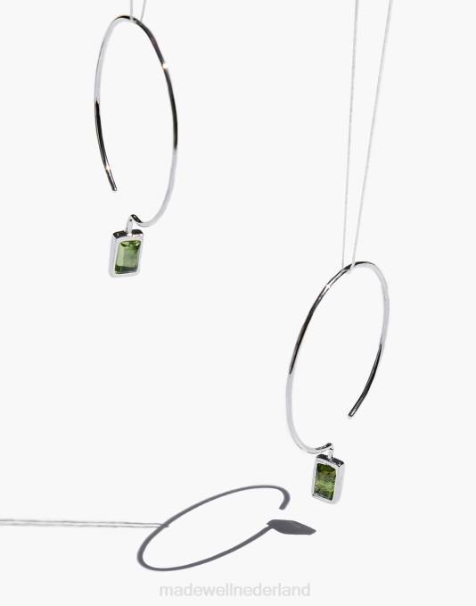 juwelen zilver ZVH62007 Madewell Muns Laguna oorbellen vrouwen