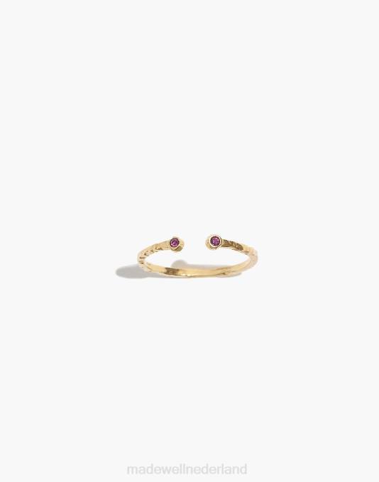 accessoires Februari ZVH61504 Madewell Katie Dean sieraden geboortesteen ring vrouwen