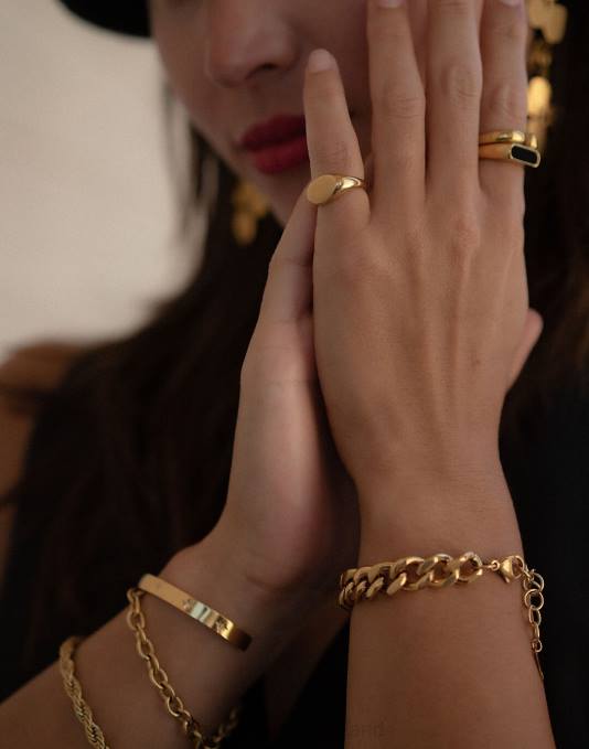 accessoires goud ZVH61287 Madewell tseatjewelry pers pinkring vrouwen