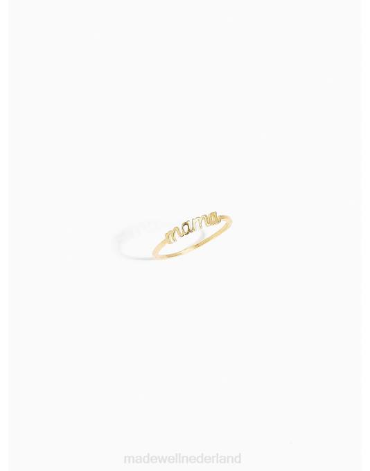 accessoires goud ZVH61482 Madewell Katie Dean sieraden mama ring vrouwen
