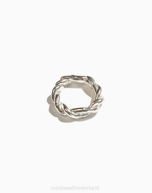 accessoires zilver ZVH61304 Madewell iris 1956 sieraden halo touwring vrouwen