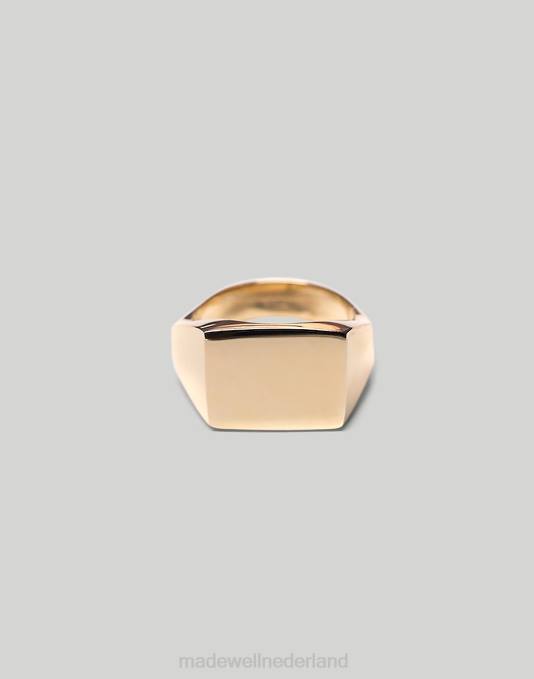 juwelen goud ZVH61377 Madewell Charlotte Cauwe Studio delicate zegelring vrouwen