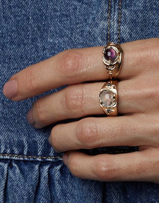 juwelen goud ZVH61549 Madewell studio grun luna zegelontwerper vrouwen