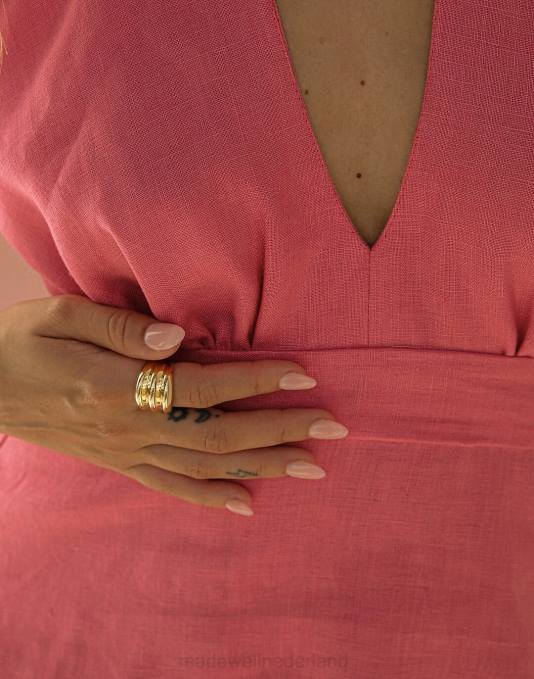 juwelen goud ZVH61964 Madewell muns ambar-ring vrouwen