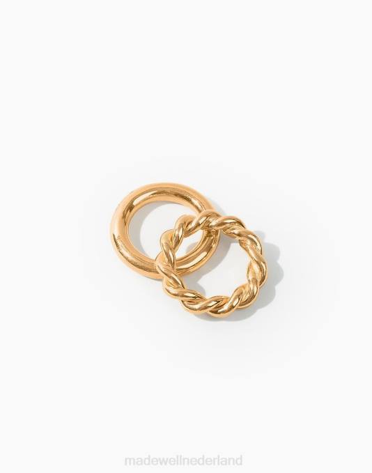 juwelen goud ZVH62262 Madewell soko uzi stapelringen vrouwen