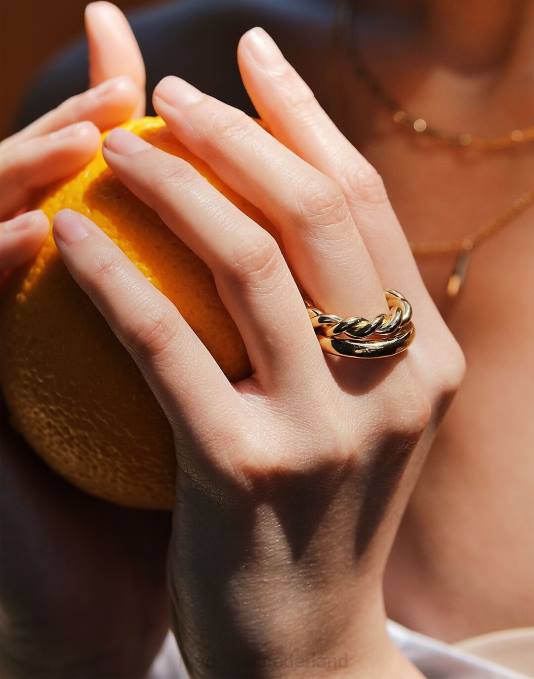 juwelen goud ZVH62262 Madewell soko uzi stapelringen vrouwen