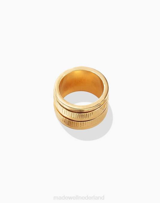 juwelen goud ZVH62266 Madewell soko meta-spinnerring vrouwen