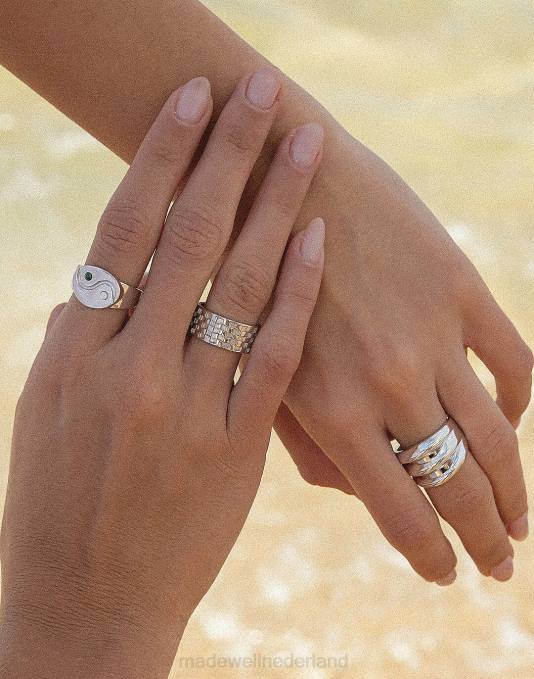 juwelen zilver ZVH61930 Madewell muns tablero-ring vrouwen