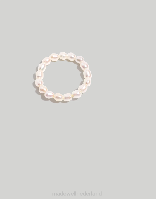 juwelen zoetwaterparel ZVH6984 Madewell parel kralen ring vrouwen