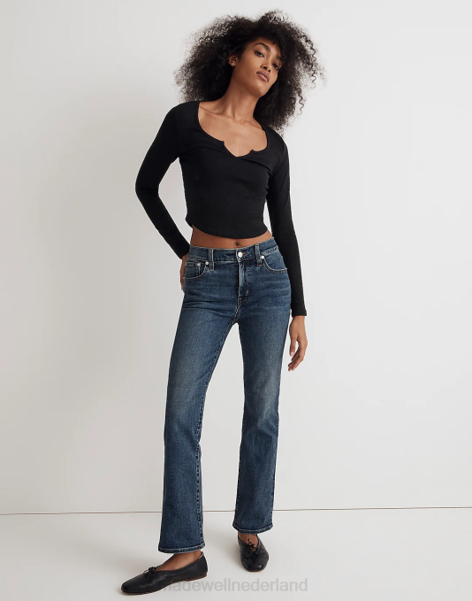 kleding Arlen wassen ZVH61052 Madewell kick-out crop jeans vrouwen