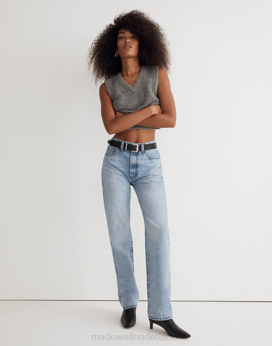 kleding Mercer wassen ZVH61118 Madewell de rechte jeans uit de jaren 90 vrouwen