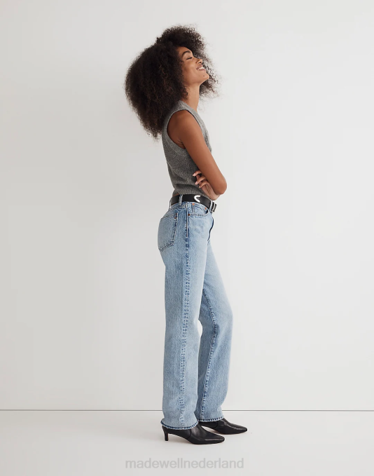 kleding Mercer wassen ZVH61118 Madewell de rechte jeans uit de jaren 90 vrouwen
