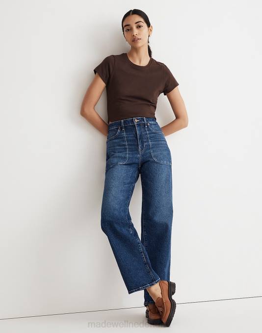 kleding Raynor wassen ZVH61072 Madewell de perfecte vintage jeans met wijde pijpen: pocketeditie vrouwen