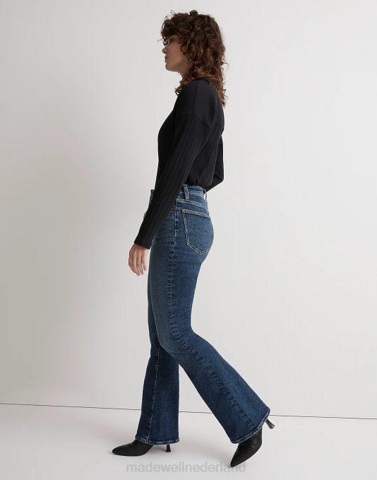 kleding alvoren wassen ZVH61083 Madewell curvy skinny flare jeans: instacozy editie vrouwen