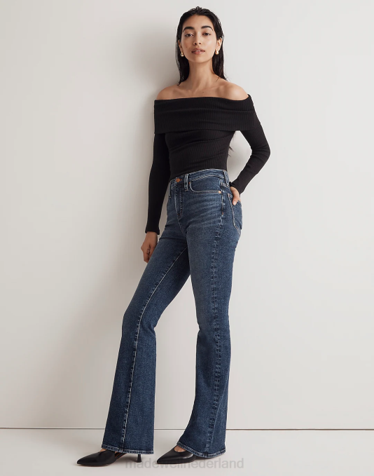 kleding alvoren wassen ZVH61102 Madewell skinny flare jeans: instacozy editie vrouwen